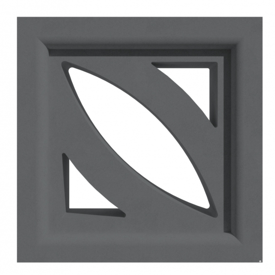 [18583] Gạch Thông Gió 19x19 Secoin SVB-07 (Xám)