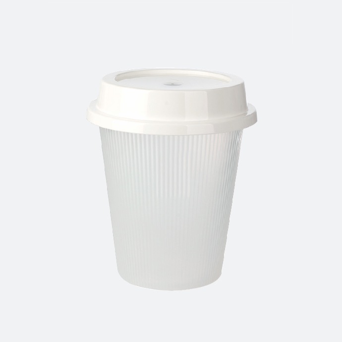 [21508] Thùng rác DKW HH-218L 9L trắng NA01 dia27.8xH32.6cm nhựa