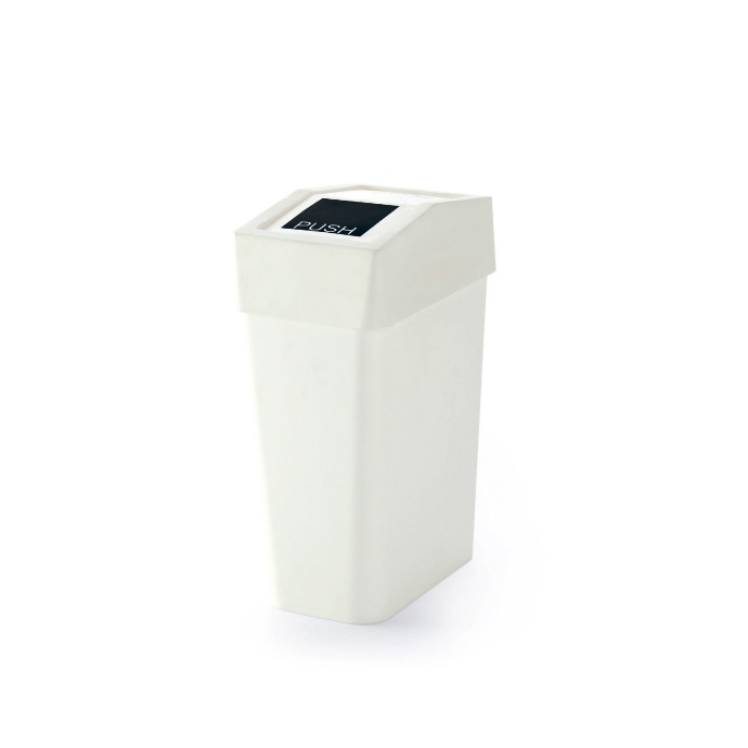 Thùng rác DKW HH-226LP 9L trắng ghi WH10T 16.5x24.7xH37cm nhựa