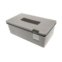 Hộp đựng khăn giấy HH-3017 L ghi GR31 14.1x25.6xH9.7cm nhựa