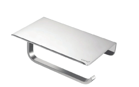 [39690] Bộ móc đựng giấy màu trắng bằng đồng mạ niken-crom Cotto mã CT0266