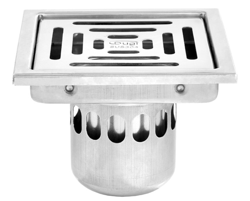 [39974] Thoát sàn Dugi DGG0434 12x7x12 phi 90 Sus 304