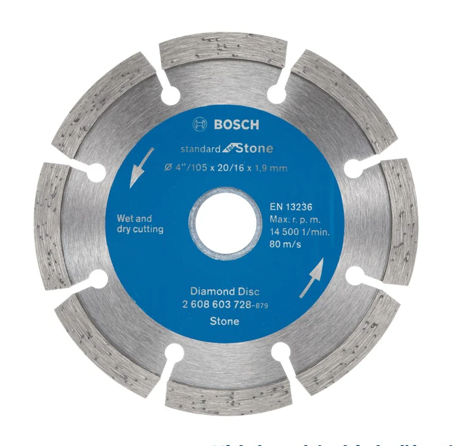 [40599] Lưỡi cắt kim cương BOSCH 105x20x16mm 2608603728