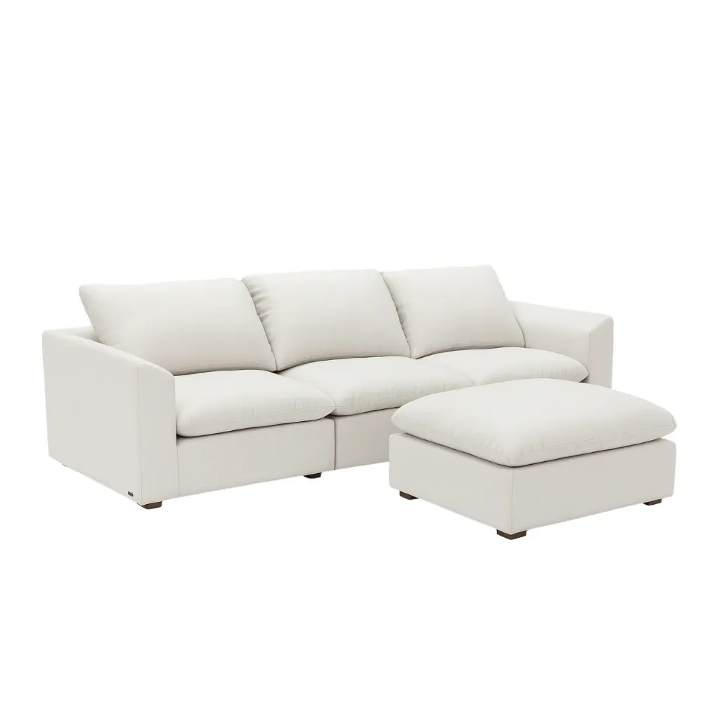 [85370] Bộ ghế Sofa văng kèm đôn bọc vải Bokeh 