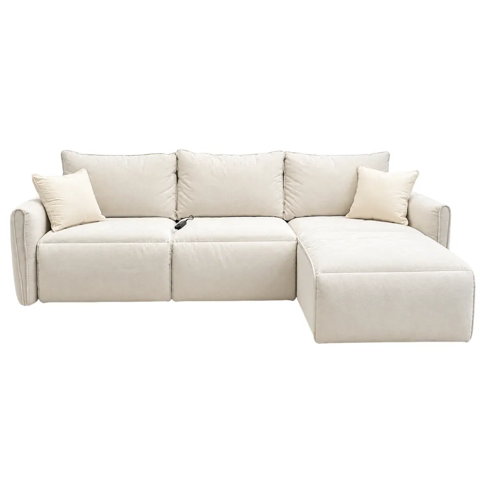 [88451] Bộ ghế Sofa văng kèm đôn bọc vải Ivano