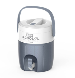 [16239] Bình đá Xcool Duy Tân 0829 7L xám nhũ