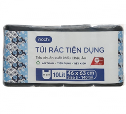 [16678] Lô túi rác tiện dụng Inochi Soji 4x10L