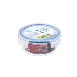 [16806] Hộp thuỷ tinh Inochi tròn Nikko 620 ml