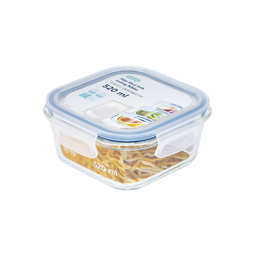 [16812] Hộp thuỷ tinh Inochi vuông Nikko 520 ml