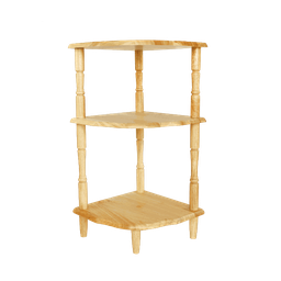 [16826] Kệ góc Gỗ Đức Thành 40021K 3 tầng màu tự nhiên