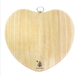 [16849] Thớt Đức Thành 07341 trái tim gỗ tự nhiên