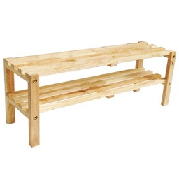 [16864] Kệ giày Gỗ Đức Thành 48371K cho trẻ em 2 tầng màu tự nhiên