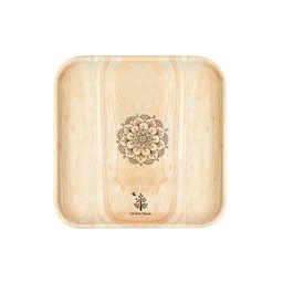 [16873] Đĩa Gỗ Đức Thành 21141 vuông nhỏ