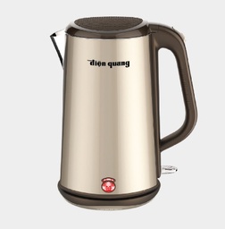 [16918] Ấm đun nước Điện Quang ĐQ EKT08 1818 GO inox 304, vỏ 3 lớp ánh kim