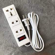 [17090] Ổ cắm Điện Quang ĐQ 002A 02 3 lỗ 5m