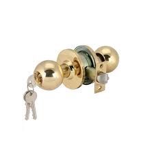 [17650] Khóa cửa nhà vệ sinh Hafele 489.93.137 tay nắm tròn đồng bóng