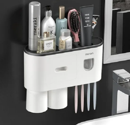 [17987] Bộ nhả kem đánh răng Oenon kèm 2 cốc