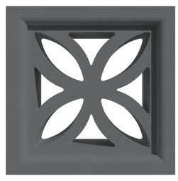 [18585] Gạch Thông Gió 19x19 Secoin SVB-04 (Xám)