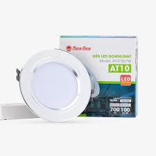 [21319] Đèn LED âm trần Rạng Đông AT10L 90/7W trắng viền vàng