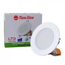 [21320] Đèn LED âm trần Rạng Đông AT06L 110/9W vàng
