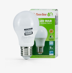 [21363] Bóng LED Rạng Đông tròn 5W vàng