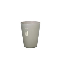 [21495] Thùng rác DKW HH-202P 4.5L ghi GR23 Dia19.5xH23.6cm nhựa