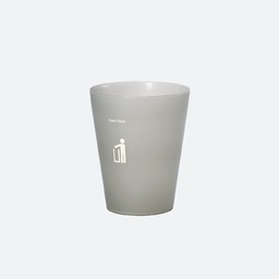 [21499] Thùng rác DKW HH-204-1 7.4L trắng ghi WH10T Dia24.5xH29.6cm nhựa