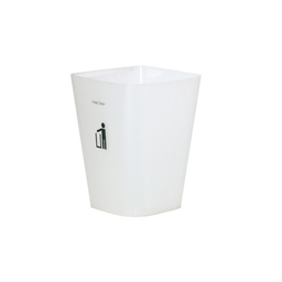 [21502] Thùng rác DKW HH-224P 11L vuông trắng NA01 23x23xH30cm nhựa