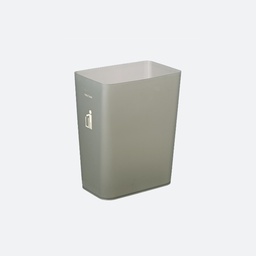 [21507] Thùng rác DKW HH-228P 18L chữ nhật ghi GR23 19.5x31xH37cm nhựa