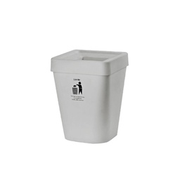 [21510] Thùng rác DKW HH-222LP 5.5L ghi sẫm GR11C 19x19xH26cm nhựa