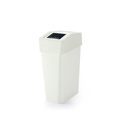 [21513] Thùng rác DKW HH-226LP 9L trắng ghi WH10T 16.5x24.7xH37cm nhựa