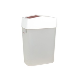 [21514] Thùng rác DKW HH-228LP 18L ghi sẫm GR11C 20.8x31.8xH47.5cm nhựa