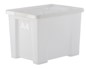 [21533] Thùng nhựa đựng đồ đa năng DKW HH-704 25L trắng NA01 28.6x38.5xH33cm nhựa