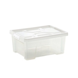 [21537] Thùng nhựa đựng đồ đa năng DKW HH-707 12.8L trắng NA01 28.6x38.5xH17.2cm nhựa