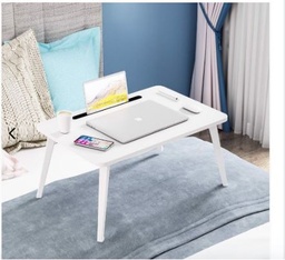 [21611] Bàn gấp gọn IGA GP220.01 có khe cắm Ipad khung trắng